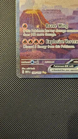 Pokemon TCG Charizard EX 199/165 Scarlet & Violet 151 English LP condition - Image 5