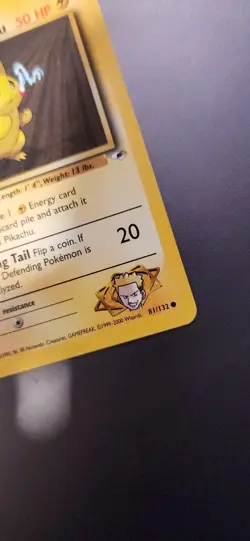 Lt. Surge's Pikachu - 81/132 - Pokemon Gym Heroes Unlimited Card WOTC NM - Image 5