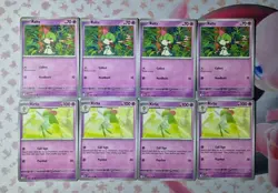 Pokemon Card - Ralts 058/132 - ×4 Kirlia 059/132 - ×4 Playset - Mega Evolution - Image 1