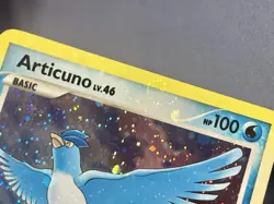 Articuno 1/100 Pokemon Majestic Dawn Holo Card Holo Bleed!🩸Swirl! LP/MP - Image 2