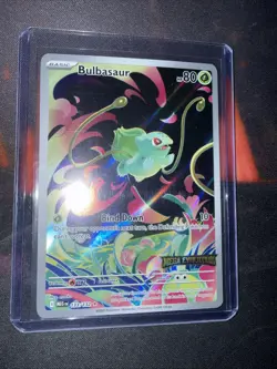 Pokemon Bulbasaur Holo Card 133/132 Me01: Mega Evolution NM Condition - Image 1