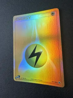 Pokemon Card - Lightning Energy reverse - 109/109 - EX Ruby Sapphire - Image 2
