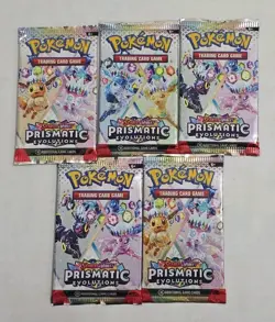 Pokemon TCG - Prismatic Evolutions - English - 5 Packs - Image 1