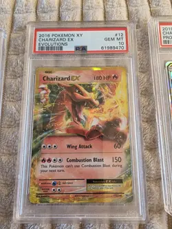 Pokemon TCG Charizard-EX XY Evolutions Holo Card 12/108 Rare PSA 10 - Image 1