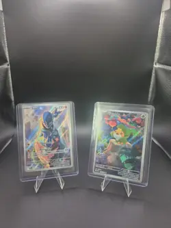 pokemon card lot (2) cards/ sawk, sewaddle - Image 1