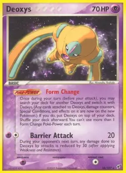 Pokemon TCG Deoxys (Defense Forme) - 18/107 / English / Lightly Played - Image 1