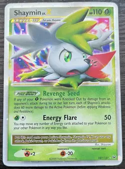 Shaymin Lv.X (Sky Forme) 127/127 Pokemon TCG Platinum Holo Moderately Played MP - Image 1