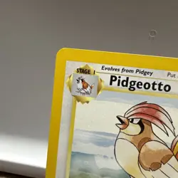 Pidgeotto - 22/102 Base Set - Pokemon TCG - 1999, RAW, LP - Image 2