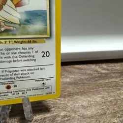 Pidgeotto - 22/102 Base Set - Pokemon TCG - 1999, RAW, LP - Image 5