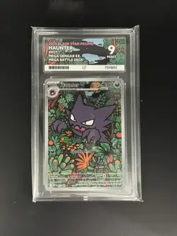 Pokemon TCG Haunter Card - MEP 027 - English - Black Star Promo - ACE Grade 9 - Image 1