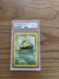 Pokemon Victreebel Jungle 1st Edition Holo Rare #14 Psa 8 Near Mint Jungle Set - Image 1