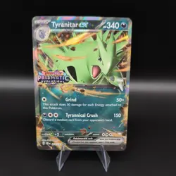 Tyranitar ex 64/131 Prismatic Evolutions Stamp NM Pokemon - Image 1