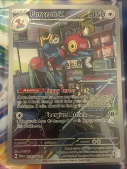 Porygon-Z 214/182 Art Rare Paradox Rift Pokemon Near Mint NM Pack Fresh - Image 2