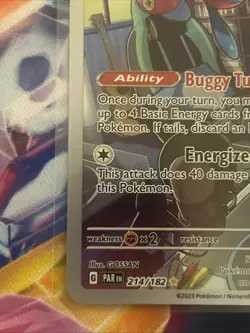 Porygon-Z 214/182 Art Rare Paradox Rift Pokemon Near Mint NM Pack Fresh - Image 3