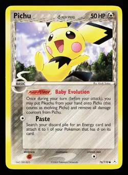 Pichu 76/110 Common EX Holon Phantoms Pokemon Card - Image 1
