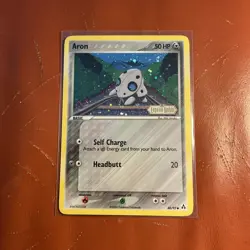 Pokemon TCG Aron Legend Maker Reverse Holo Card 48/92 - Image 1