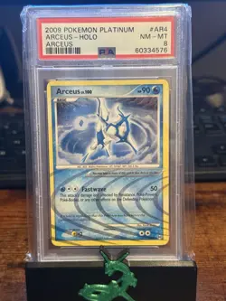 2009 POKEMON PLATINUM ARCEUS #AR4 ARCEUS-HOLO PSA 8 - Image 1
