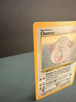 Pokemon Base Set Chansey Holo - Lightly Played LP - Original Vintage 3/102 - Image 4