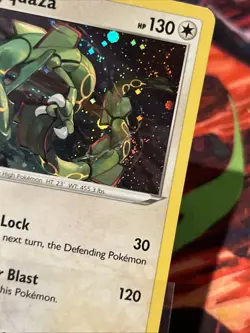 DOUBLE SWIRL Rayquaza SWSH029 Black Star Promo Cosmos Holo Pokemon TCG Mp-LP - Image 4