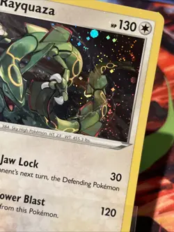 DOUBLE SWIRL Rayquaza SWSH029 Black Star Promo Cosmos Holo Pokemon TCG Mp-LP - Image 5