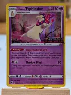Pokemon TCG Hisuian Typhlosion 52/189 Holo Promo - JA42 - Image 1