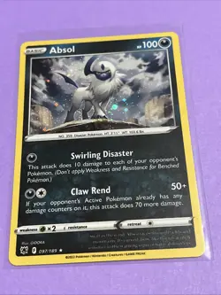 Absol (Cosmos Holo) - Jirachi V Box Promo 097/189 Pokemon Card NM - Image 1