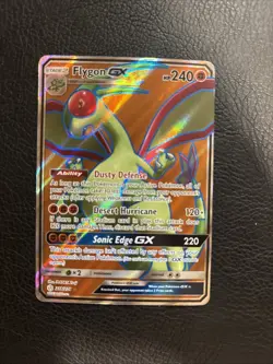 Pokemon TCG Flygon Gx SM Cosmic Eclipse 218/236 Full Art Ultra Rare NM - Image 1