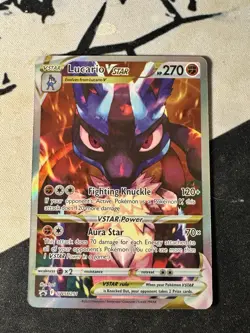 Pokemon TCG Crown Zenith Lucario VStar SWSH291 Promo NM - Image 1