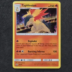 Typhlosion SM185 Cosmos Holo Black Star Promo Foil Pokemon Card - Image 1
