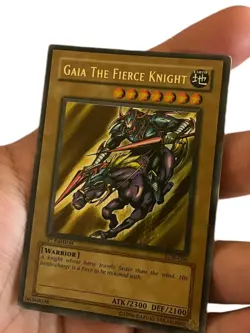 Gaia The Fierce Knight Lob-006 1st Edition Holographic Yugioh - Image 2