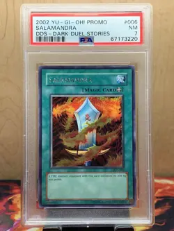 PSA 7 Near Mint Salamandra DDS-006 2002 Dark Duel Stories Gameboy Promo YuGiOh - Image 1