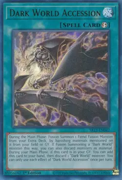 Yu-Gi-Oh! Dark World Accession Ultra Rare SR13-EN042 NM - Image 1