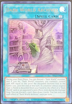 Dark World Archives - SR13-EN026 - Ultra Rare Yugioh! Holo Foil Nice! - Image 1