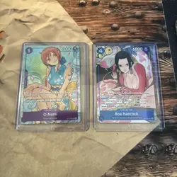 One Piece TCG Illustration Box Vol 1 PROMO SET O-Nami OP05-062 & Boa Hancock ! - Image 1
