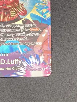 One Piece TCG Monkey.D.Luffy EB02-061 SEC SP (PRB02) - Image 3