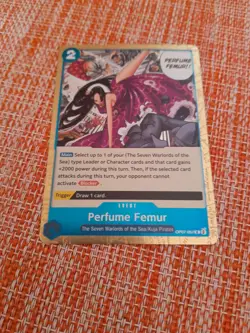Perfume Femur Op07 057 One Piece English New Holo Rare - Image 1