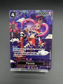 One Piece CCG Perona OP06-093 (SP) Alt Art OP14 NM - Image 1