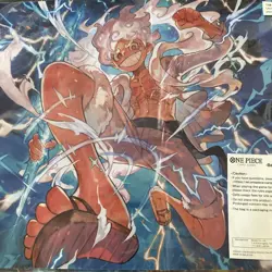 Bandai Card Games Fest 23 - 24 One Piece Monkey D . Luffy ( Gear 5 ) Playmat - Image 2