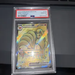 2023 POKEMON MEW EN-151 ULTRA RARE #186 NINETALES EX PSA 10 - Image 1