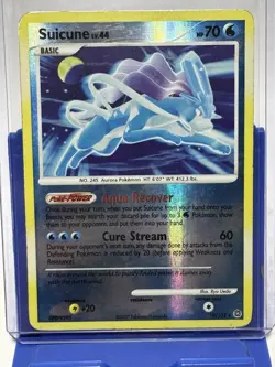 Pokemon TCG Suicune 19/132 Secret Wonders Reverse Holo Rare 2007 MP - Image 1