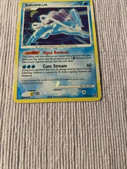 Pokemon TCG Suicune Secret Wonders 19/132 Cosmos Holo Rare MP/HP - Image 5