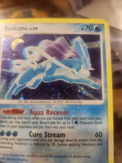 Pokemon TCG Suicune Secret Wonders 19/132 Holo Rare MP! - Image 1