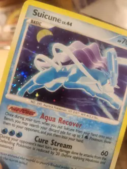 Pokemon TCG Suicune Secret Wonders 19/132 Holo Rare MP! - Image 2