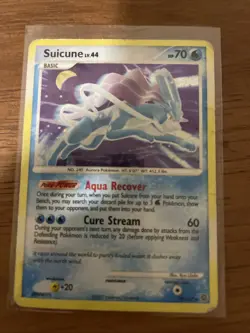 Pokemon TCG Suicune Secret Wonders 19/132 Cracked Ice Holo Rare - Image 1
