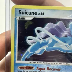 Pokemon TCG Suicune LV.44 Holo Rare Secret Wonders 19/132 2007 English Card - Image 2