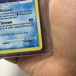 Pokemon TCG Suicune LV.44 Holo Rare Secret Wonders 19/132 2007 English Card - Image 4