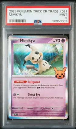 2023 POKEMON TRICK OR TRADE #097 MIMIKYU PSA 9 - Image 1