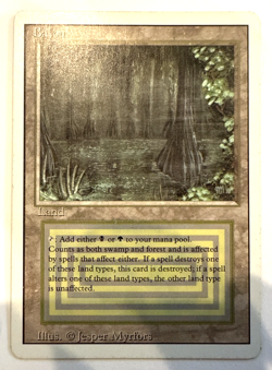Bayou Magic The Gathering MTG Revised Edition Regular - Image 1