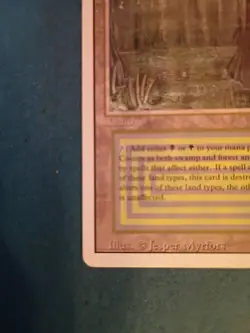 Magic The Gathering MTG Bayou Revised Edition Dual Land Excellent Condition - Image 4