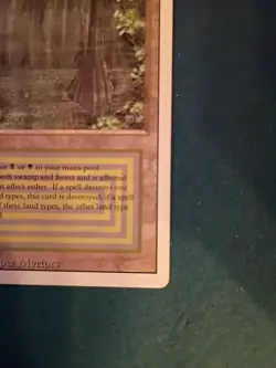 Magic The Gathering MTG Bayou Revised Edition Dual Land Excellent Condition - Image 5